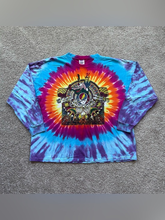 Delta Other - Vintage Grateful Dead Tie Dye Long Sleeve Shirt XL Jerry Garcia Steal Your Face